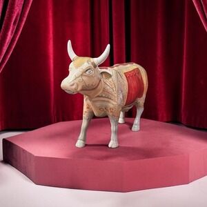 Cow Parade La Bovene Figurine, Westland Giftware, Collectible Statue #9172, Flaw